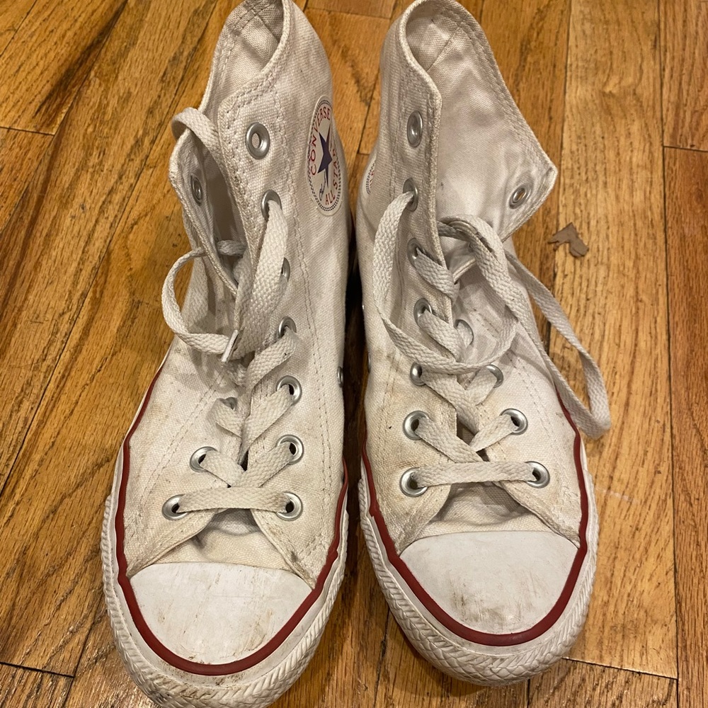 White high top converse